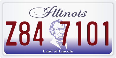 IL license plate Z847101