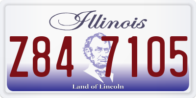 IL license plate Z847105