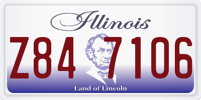 IL license plate Z847106