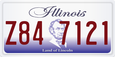 IL license plate Z847121