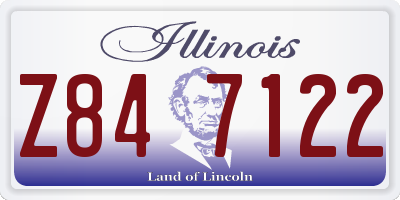 IL license plate Z847122