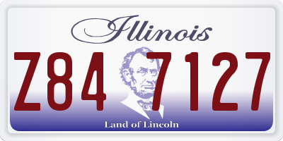 IL license plate Z847127