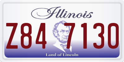 IL license plate Z847130