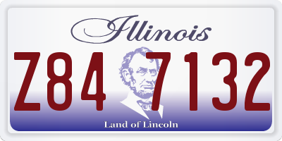 IL license plate Z847132