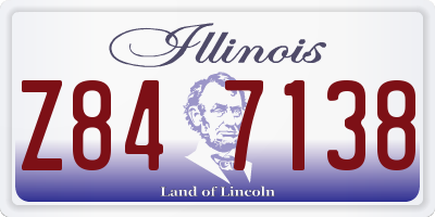 IL license plate Z847138