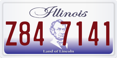 IL license plate Z847141