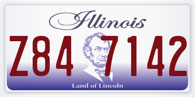 IL license plate Z847142