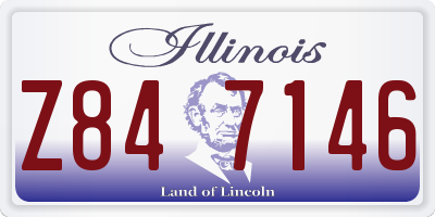 IL license plate Z847146