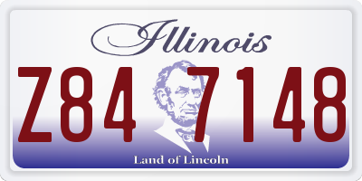 IL license plate Z847148