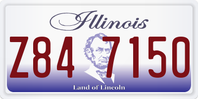 IL license plate Z847150