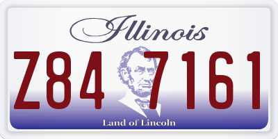 IL license plate Z847161