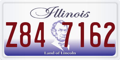 IL license plate Z847162