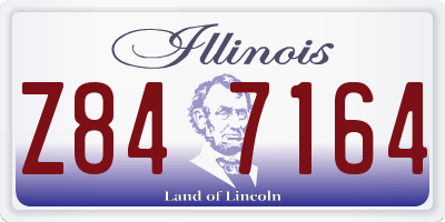 IL license plate Z847164