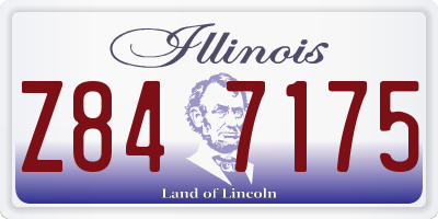 IL license plate Z847175