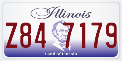 IL license plate Z847179
