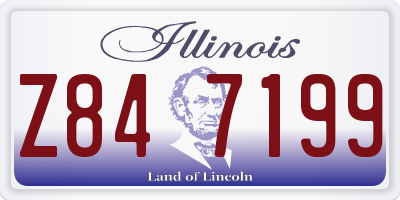 IL license plate Z847199