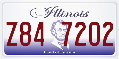 IL license plate Z847202