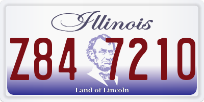 IL license plate Z847210