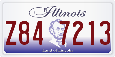 IL license plate Z847213