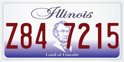 IL license plate Z847215