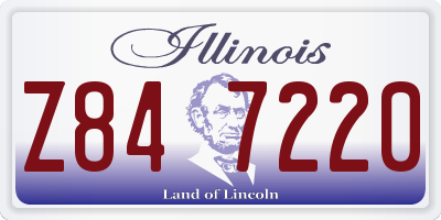 IL license plate Z847220