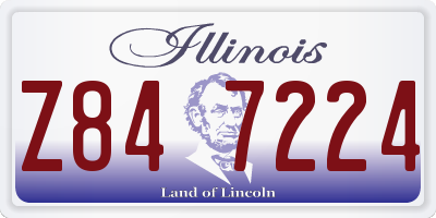 IL license plate Z847224