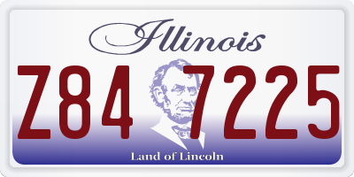 IL license plate Z847225
