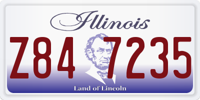 IL license plate Z847235