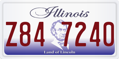 IL license plate Z847240