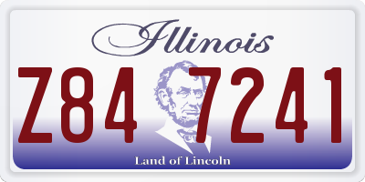 IL license plate Z847241