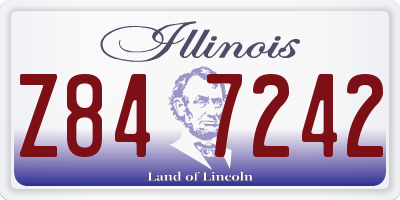 IL license plate Z847242