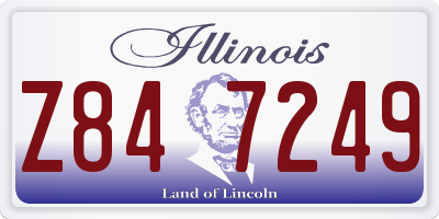 IL license plate Z847249