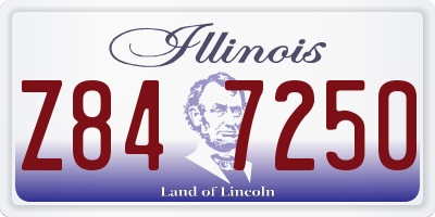 IL license plate Z847250
