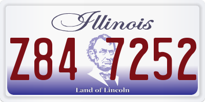 IL license plate Z847252