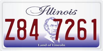 IL license plate Z847261