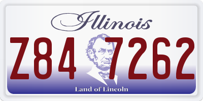 IL license plate Z847262