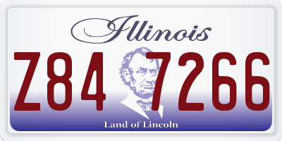 IL license plate Z847266