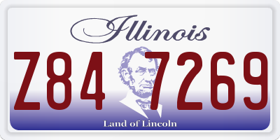 IL license plate Z847269