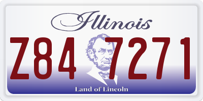 IL license plate Z847271