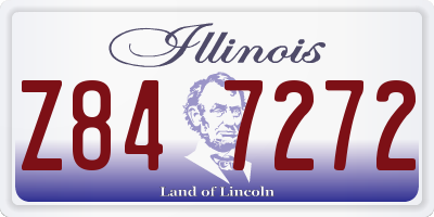 IL license plate Z847272