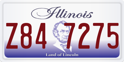 IL license plate Z847275