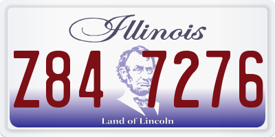 IL license plate Z847276