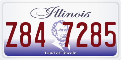 IL license plate Z847285