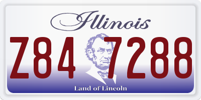 IL license plate Z847288