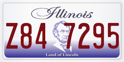 IL license plate Z847295