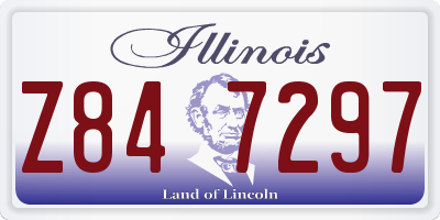 IL license plate Z847297