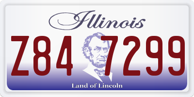 IL license plate Z847299