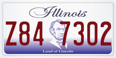 IL license plate Z847302