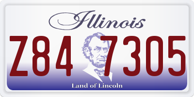 IL license plate Z847305