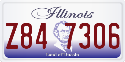 IL license plate Z847306
